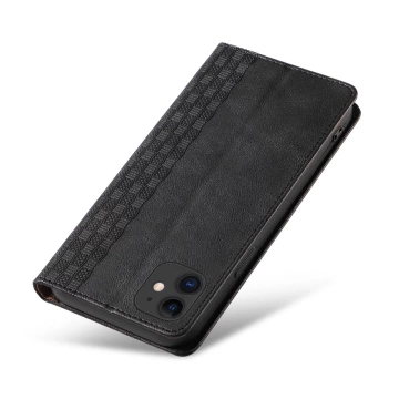 Magnetband-Hülle für iPhone 13, Tasche, Geldbörse, Mini-Lanyard, Anhänger, Schwarz