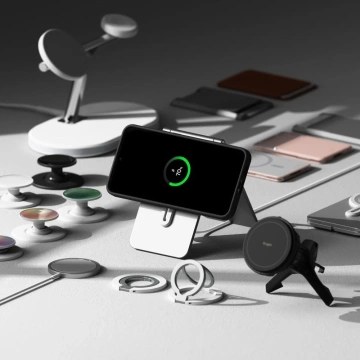 Etui für Samsung Galaxy S25 Plus Schwarz Ringke Silikon Magnetisch MagSafe