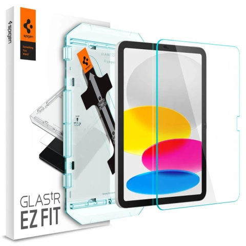 Szkło Hartowane Spigen Glas.Tr "EZ FIT" do Apple iPad 11 2025 / 10.9 2022 CLEAR