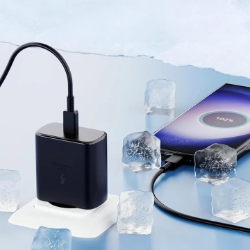 Original Samsung EP-T2510NBE AC-Ladegerät Schnellladung PowerDelivery PD 25W Schwarz