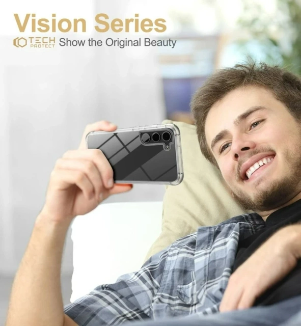 Etui ochronne na telefon Kevlar do Samsung Galaxy S23+ Plus Clear