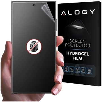 „MATTE“-Folie für Samsung Galaxy S24 Ultra Hydrogel Alogy HydroSkin Matte Pro™ Display für „FINGERPRINT FREE“-Hülle