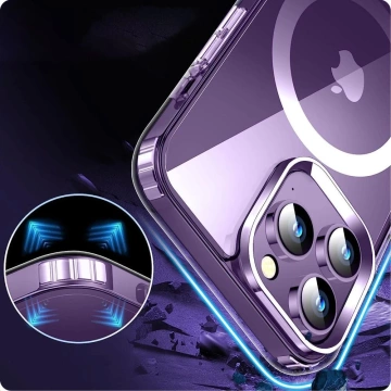 Hülle Flexair Hybrid Magsafe für Samsung Galaxy S24 Clear