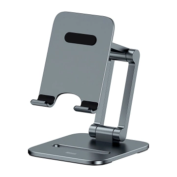 Baseus Desktop Biaxial Faltbarer Smartphone-Ständer aus Metall/Ständer grau (LUSZ000013)