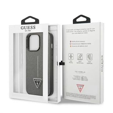 Etui Guess GUHCP13XPSATLG für iPhone 13 Pro Max 6,7" Hardcase SaffianoTriangle Logo
