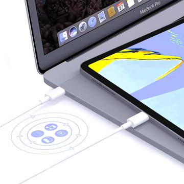 Kabel oryginalny Apple USB-C do USB-C do iPhone 15, 15 Pro, 15 Pro Max przewód 1m MUF72ZM/A Biały