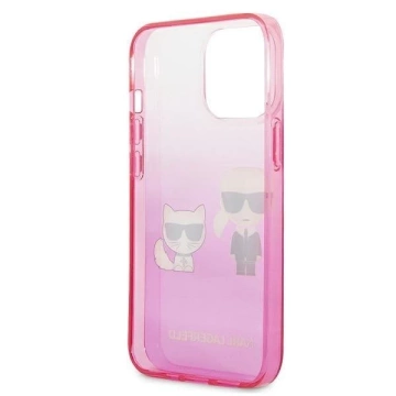 Karl Lagerfeld KLHCP13LTGKCP iPhone 13 Pro / 13 6.1 "Hardcase Pink / Pink Gradient Ikonik Karl