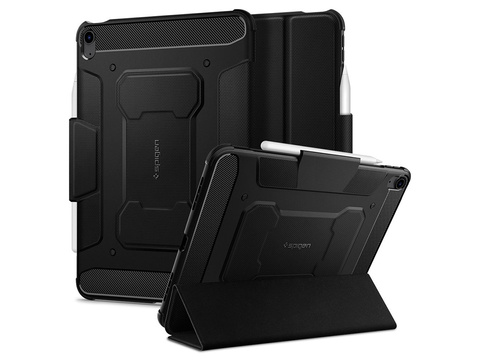 Etui Spigen Rugged Armor Pro für Apple iPad Air 4 2020 / 5 2022 Schwarz