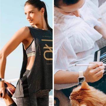 Defense360 Schutzhülle für Apple Watch 7 / 8 (45 mm) Titan/Orange