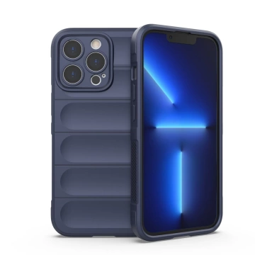 Magic Shield Case Hülle für iPhone 13 Pro flexible Panzerhülle dunkelblau
