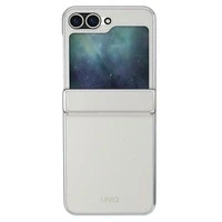 Etui do Samsung Galaxy Z Flip 6 UNIQ Ora Beżowe Skórzane