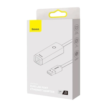 USB-auf-RJ45-Netzwerkadapter der Baseus Lite-Serie, 100 Mbit/s (schwarz)