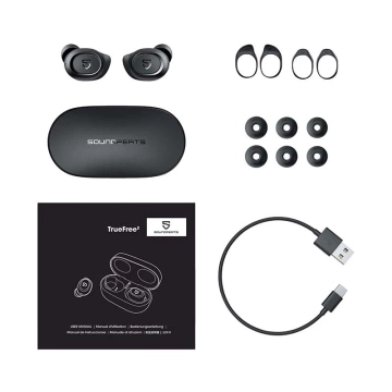 Soundpeats TrueFree2 Kopfhörer (Schwarz)