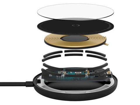 Baseus Magnetisches Qi-Ladegerät für iPhone 12 15W Schwarz