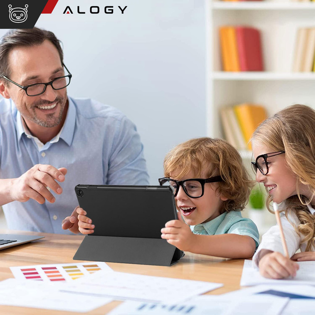 Etui na tablet Lenovo Tab M10 3gen 3 GEN 10.1 2022 TB328FU TB328XU obudowa Case Alogy Book Cover Czarne