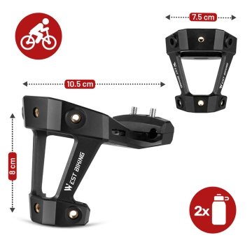 Alogy Plug Extender Steckdosenverteiler Splitteradapter Verlängerungskabel mit Qi-Induktionsladegerät 4x EU-Stecker 4x USB 2x USB-C Schwarz