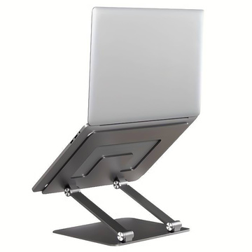 Laptopständer für MacBook 17 Ständer Tischhalter klappbar verstellbar Aluminium für Schreibtisch Alogy Graphite