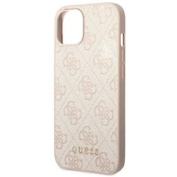 Etui Guess GUHCP14MG4GFPI für Apple iPhone 14 Plus 6,7" różowy/pink Hard Case 4G Metal Gold Logo