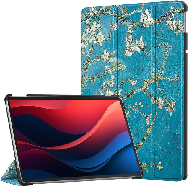 Etui do Lenovo Tab K11 / K11E 11” M11 10.95" TB330FU / TB330XU / TB331FC obudowa na tablet Case Alogy Book Cover Kwitnący migdałowiec (van Gogh) + Rysik
