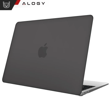 Etui do Apple Macbook Air 13 13.3" - 2018-2021 (M1 A2337/A2179/A1932) Alogy AirGuard™ Elastyczna obudowa Matowa Czerń