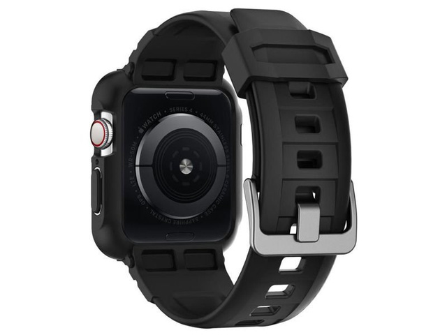 Etui Spigen Rugged Armor Pro do Apple Watch Series 4/5/6/SE 44mm / Watch 7 45mm Black