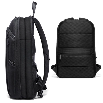 Bange Wasserdichter Rucksack für Laptops bis 15,6 Zoll, 43 x 31 x 7 cm, ideal für Stadt, Reisen, Arbeit und Flugreisen, für Damen und Herren, Schwarz