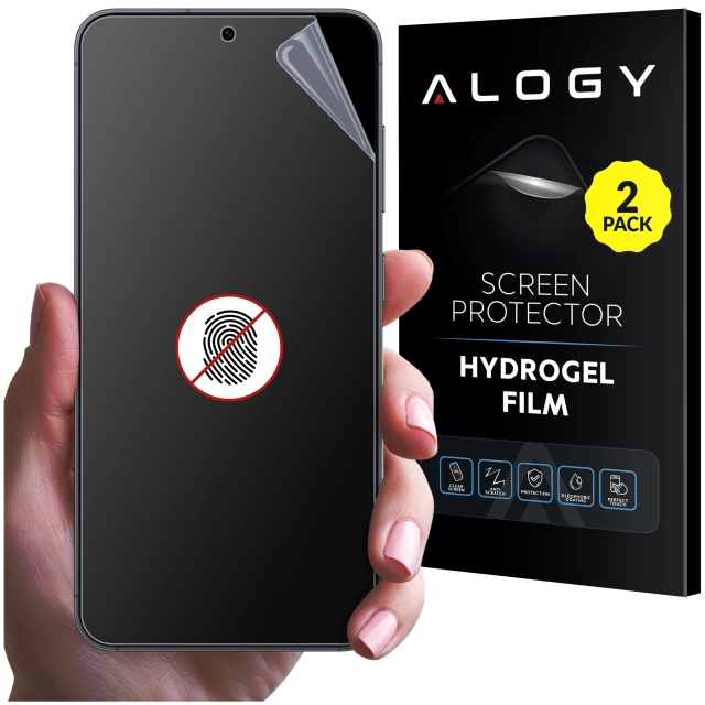 2x Folia "MATOWA" do Samsung Galaxy S24 FE Hydrożelowa Alogy HydroSkin Matte Pro™ na ekran do etui "BEZ ODCISKU PALCÓW"