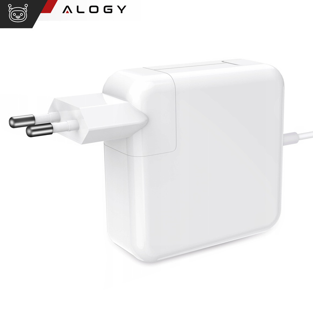 Ładowarka do MacBooka Alogy Charger Zasilacz do Apple MacBook MagSafe 2 T-type 45W Biała