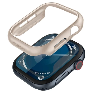 Hülle für Apple Watch 10 (42 mm) Starlight Beige Spigen Thin Fit