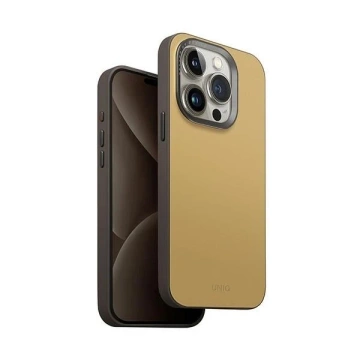 Etui do iPhone 15 Pro UNIQ Lyden DS MagSafe Żółto-szare
