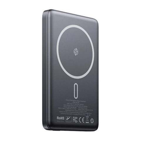 Powerbank magnetyczny MagSafe Mcdodo Black 10000mAh 20W Czarny