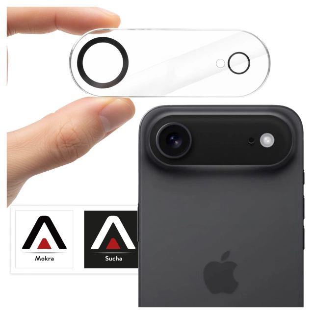 Szkło Ochronne na Obiektyw Aparatu do Apple iPhone 17 Air, Wzmocnione i Odporne na Zarysowania, Precyzyjnie Dopasowane, Alogy Lens Protector Pro+™ – Przezroczyste