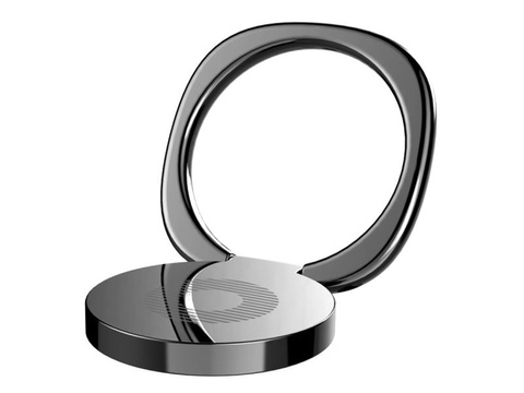 Baseus ring uchwyt na telefon metalowy Desktop Bracket czarny
