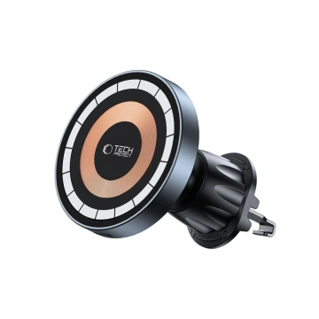 Uchwyt samochodowy indukcyjny magnetyczny MM15W-V5 Magnetic MagSafe DashBoard and Vent Car Mount Wireless Charger 15W do kratki Czarny