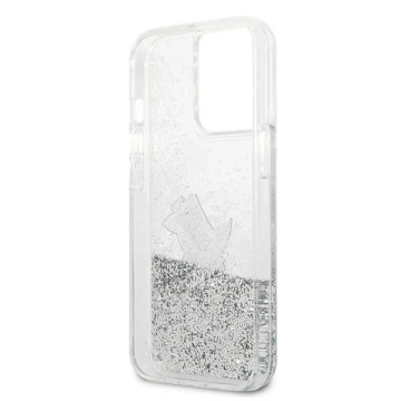 Etui Karl Lagerfeld KLHCP13XGCFS do iPhone 13 Pro Max 6,7" hardcase Liquid Glitter Choupette Fun