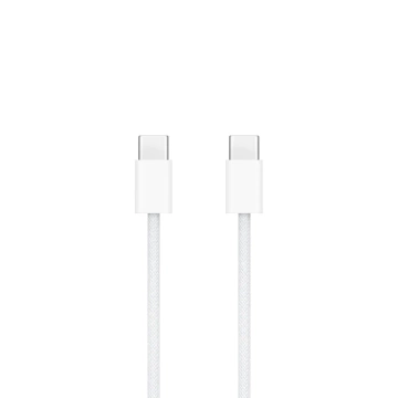 Apple USB-C auf USB-C Kabel 1m, 60W, Weiß, Langlebig, Original