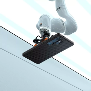 Samsung Galaxy S25 Ultra Hülle Schutzhülle Spigen Liquid Air Matt Schwarz