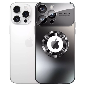 Etui do Apple iPhone 16 Pro Max obudowa Alogy MagSafe LuxeShield™ Case z ochroną obiektywów do MagSafe Graphite Black + szkło hartowane