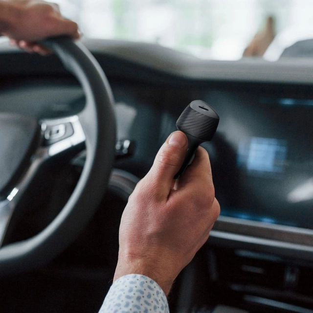 Ładowarka samochodowa Forcell Carbon USB-C PD 20W + kabel USB-C