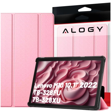 Tablet-Hülle für Lenovo Tab M10 3gen 3 GEN 10.1 2022 TB328FU TB328XU Gehäuse Case Alogy Book Cover Pink