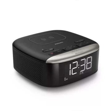 Digitaler FM-Radio-Bluetooth-Wecker mit Qi-Ladegerät Philips TAR7606/10