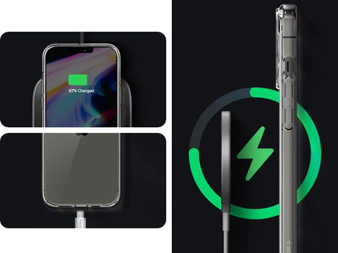 Spigen Ultra Hybrid Hülle für Apple iPhone 13 Pro Kristallklares Glas
