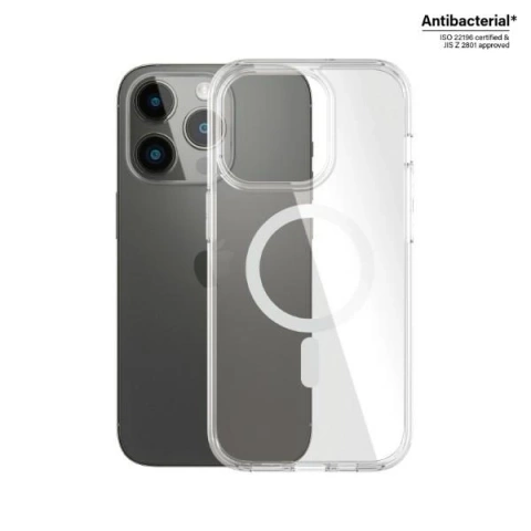 Etui PanzerGlass HardCase für iPhone 14 Pro 6,1" Mag Safe Antibakteriell Militärqualität transparent 0410