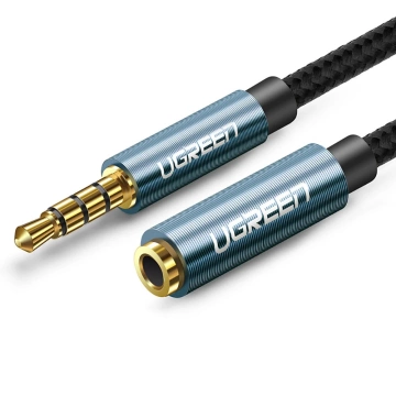 UGREEN-Kabel auf AUX-Miniklinken-Verlängerungsadapter 3,5 mm 1,5 m blau (AV118)