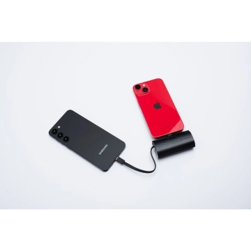 FORCELL F-ENERGY Power Plug F5K3 Powerbank mit integriertem Lightning PD-Anschluss 20 W 5000 mAh Schwarz