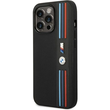 BMW BMHCP14L22PPMK Handyhülle für Apple iPhone 14 Pro 6.1" schwarz/schwarz Tricolor M Collection