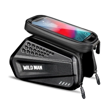 Koffer-/Fahrradhalter WILDMAN XXL ES6 Rahmentasche schwarz/schwarz
