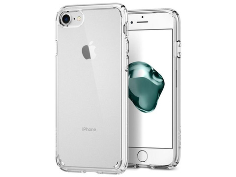 Spigen Ultra Hybrid 2 Hülle Apple iPhone 7/8 / SE 2022/2020 Crystal Clear Glass Alogie