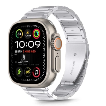Pasek Tech-Protect Stainless Classic Apple Watch 44–49 mm Silver