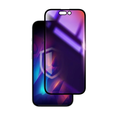 Privacy-Hartglas für Apple iPhone 16 Plus – 3mk Rainbow Privacy